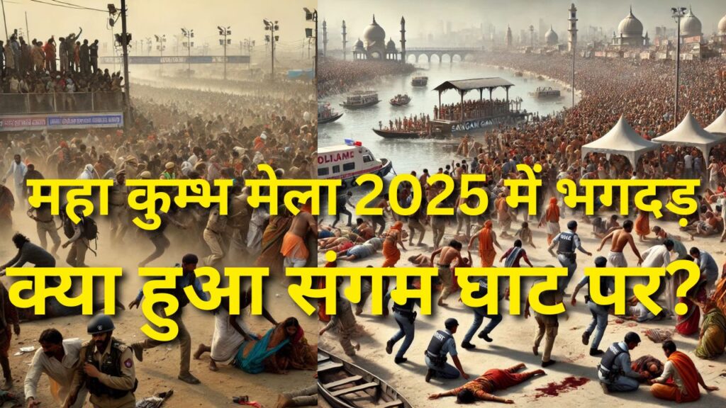 महा कुम्भ मेला 2025 में भगदड़: क्या हुआ संगम घाट पर?, maha kumbh mela stampede