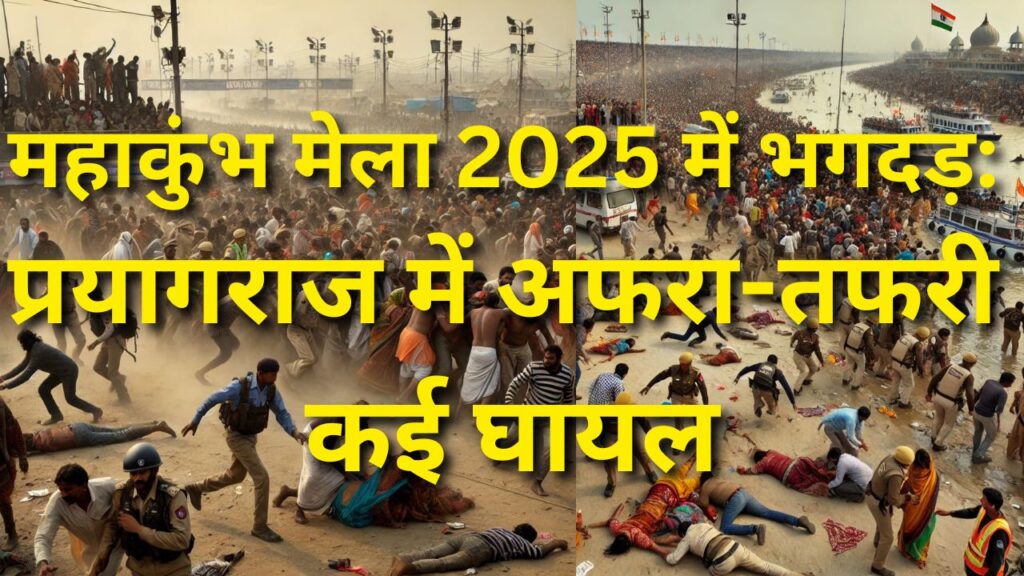 महाकुंभ मेला 2025 में भगदड़: प्रयागराज में अफरा-तफरी, कई घायल