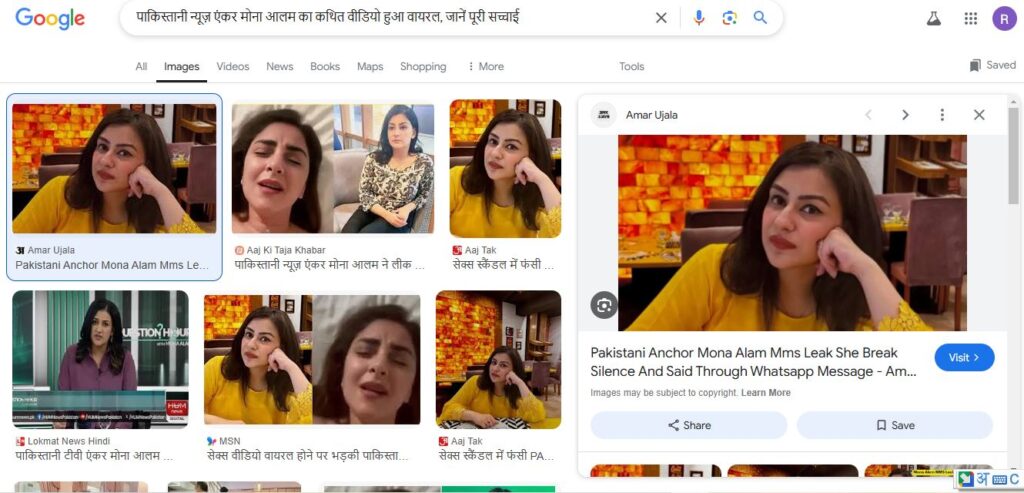 पाकिस्तानी न्यूज़ एंकर मोना आलम का कथित वीडियो हुआ वायरल, जानें पूरी सच्चाई