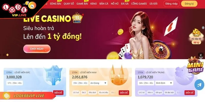 Đánh giá Lode88 - Thông tin quan trọng dành cho người mới 1 Giao diện của Lode88 chính là yếu tố đầu tiên thu hút người chơi