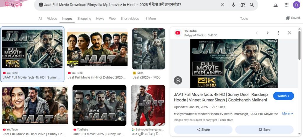 🎥 Jaat Full Movie Download Filmyzilla Mp4moviez in Hindi – 2025 में कैसे करें डाउनलोड
