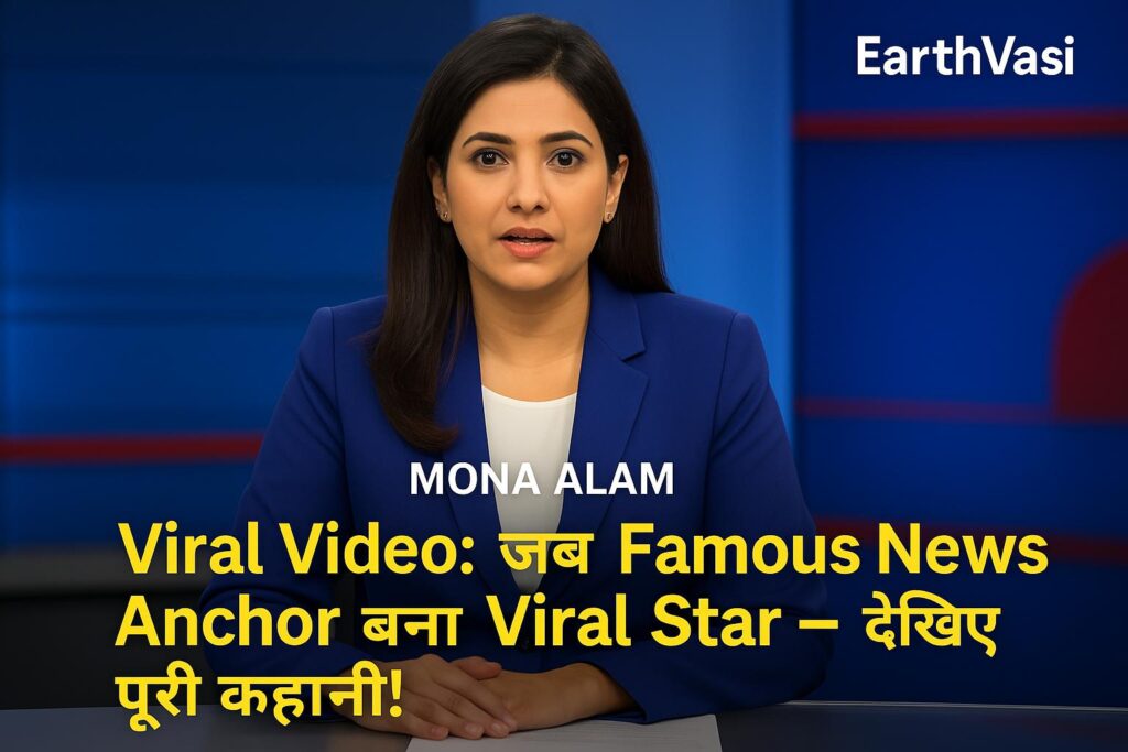 🎥 Viral Video जब Famous News Anchor बना Viral Star – देखिए पूरी कहानी!